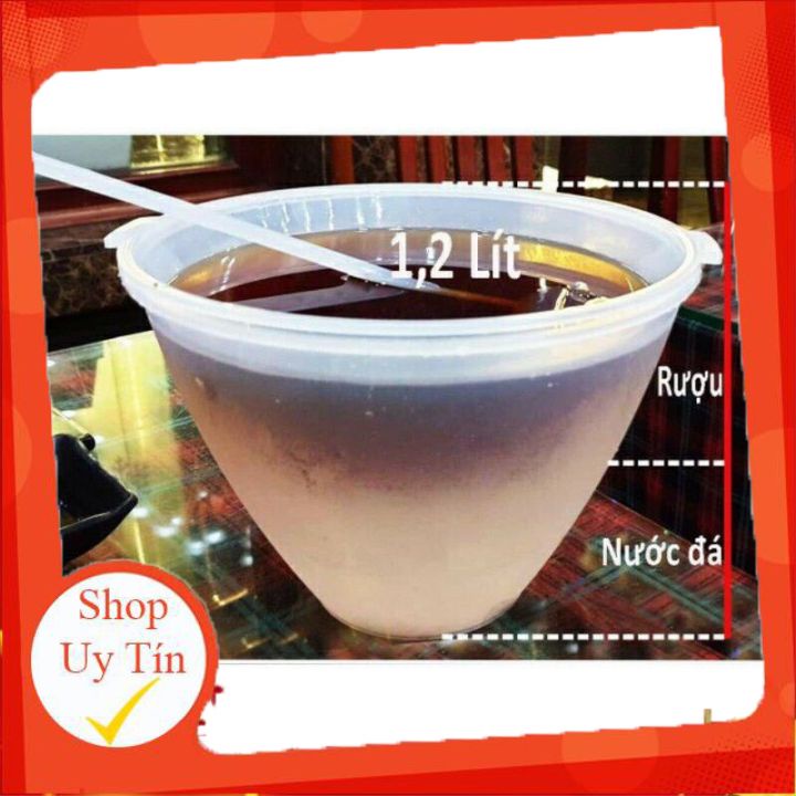 [Loại 1.2l] Bộ bát đựng làm mát rượu [❤💖giá hủy diệt ]ca đựng rượu TẶNG KÈM GÁO MÚC RƯỢU | BigBuy360 - bigbuy360.vn