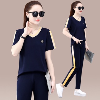 Bộ Đồ Thể Thao 100% chất umi Thời Trang Mùa Hè Hàn Quốc Cho Nữ 2022 mã 996