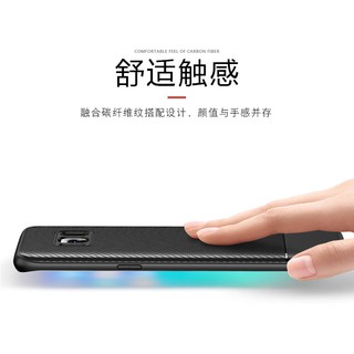 SAMSUNG GALAXY S8/S8 PLUS - ỐP CAO SU VÂN CARBON
