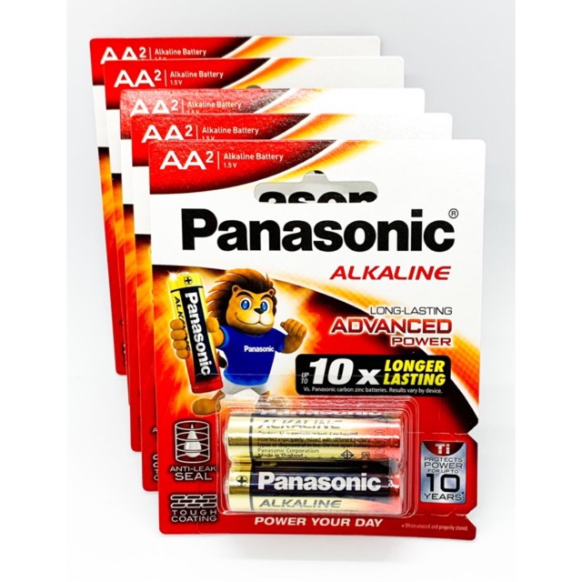 5 Đôi Pin AA Panasonic Alkaline - Hàng Chính Hãng