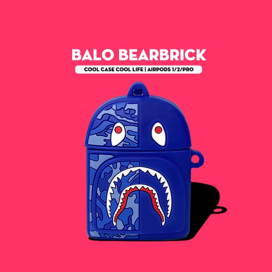 Vỏ Bao Đựng Bảo Vệ Hộp Sạc Tai Nghe, Case Airpods 2/3/1/i7/i9/i12/Pro/TWS - Sillicone Giày Nike Chống Bám Bẩn Bestmall