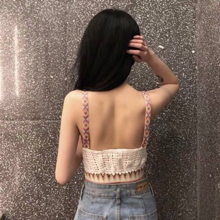 Áo len crotchet đi biển dễ thương