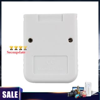 [Secoupdate]Practical White Memory Card For Nintendo Wii Gamecube GC Game 16MB 16M JF#E