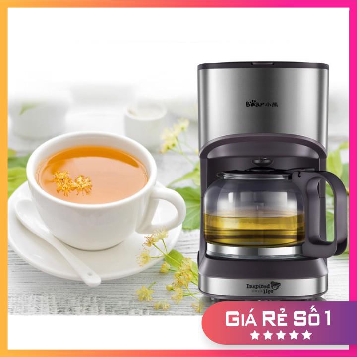 Máy Pha Cà Phê BEAR 𝗙𝗥𝗘𝗘 𝗦𝗛𝗜𝗣 Tại Nhà Nhỏ Gọn Tiện Dụng KFJ Pha Cafe Dung Tích 700ml + Tặng Bình Giữ Nhiệt