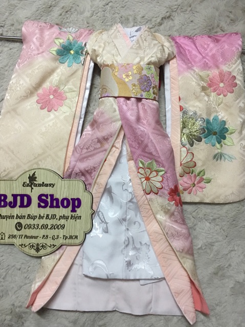 Kimono truyền thống Nhật - BJD size 1/4