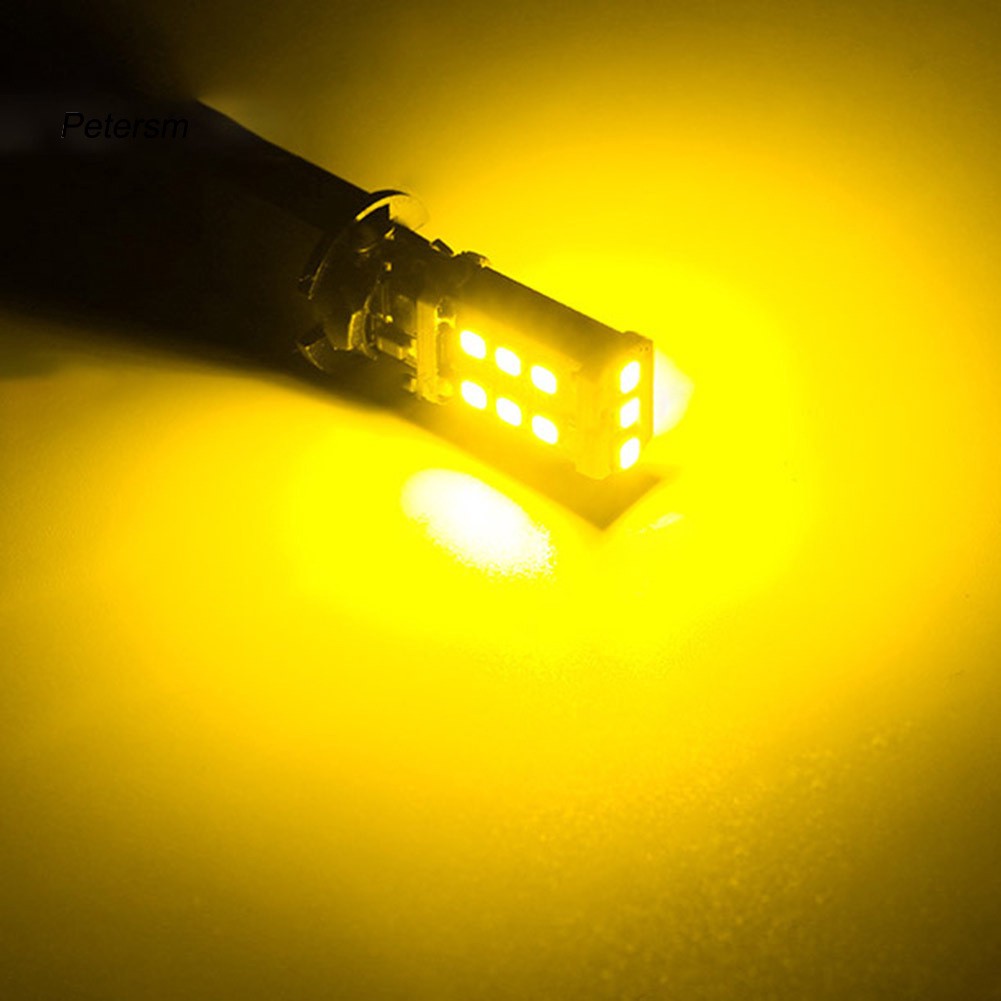 2 Bóng Đèn Led W16W T15 2835 15smd Cho Xe Hơi
