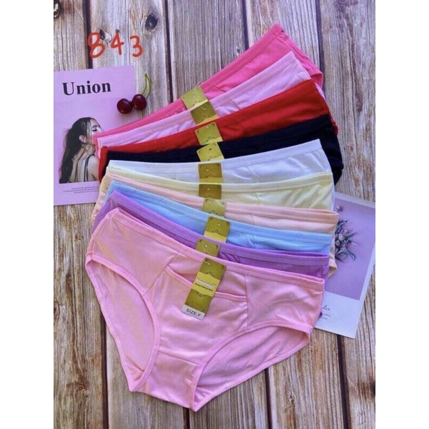 Combo 10 quần lót cotton có túi cất tiền mịn 53-65kg