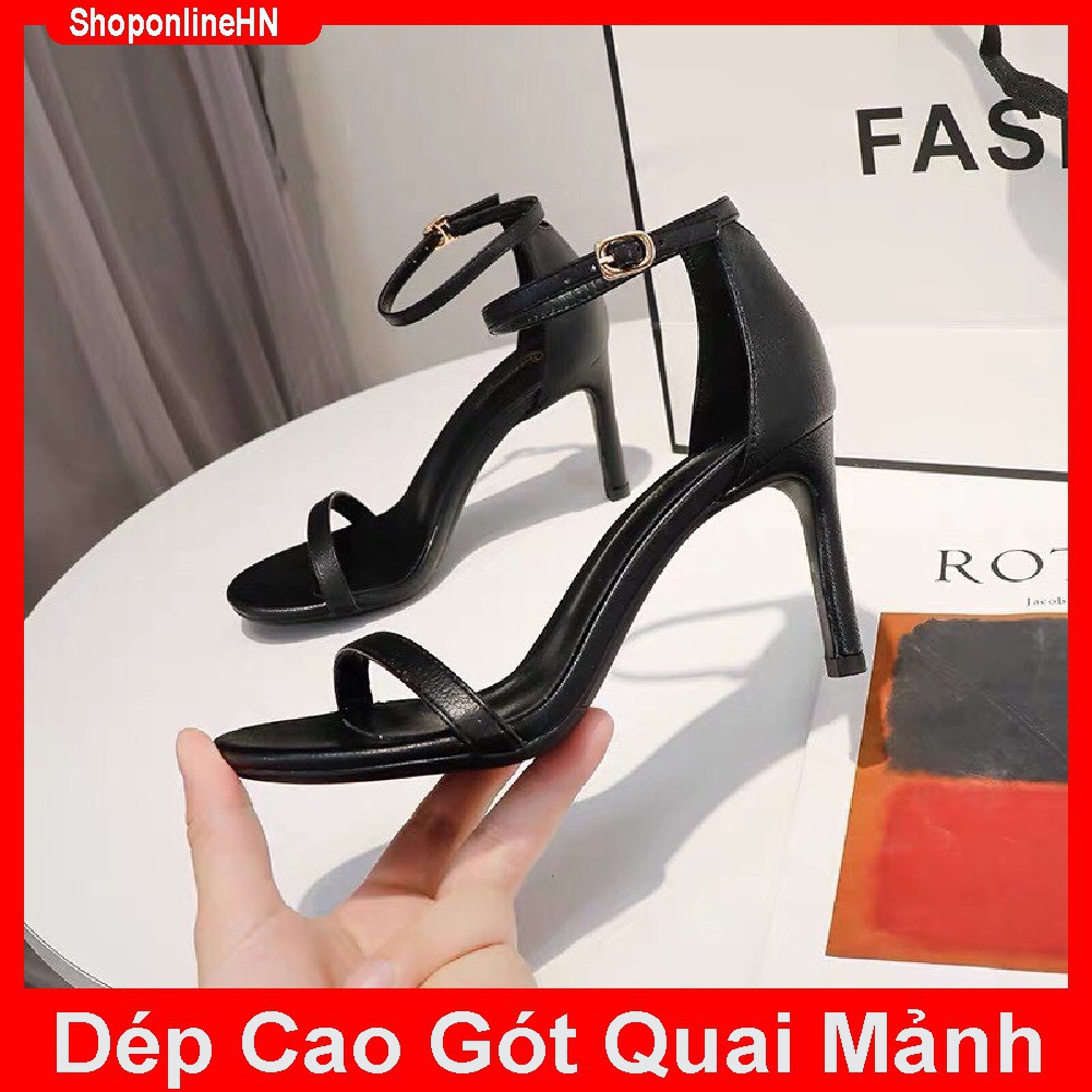 Free Ship Giày cao gót / Sandal cao gót nhọn 9p - FORM CHUẨN kèm clip thật