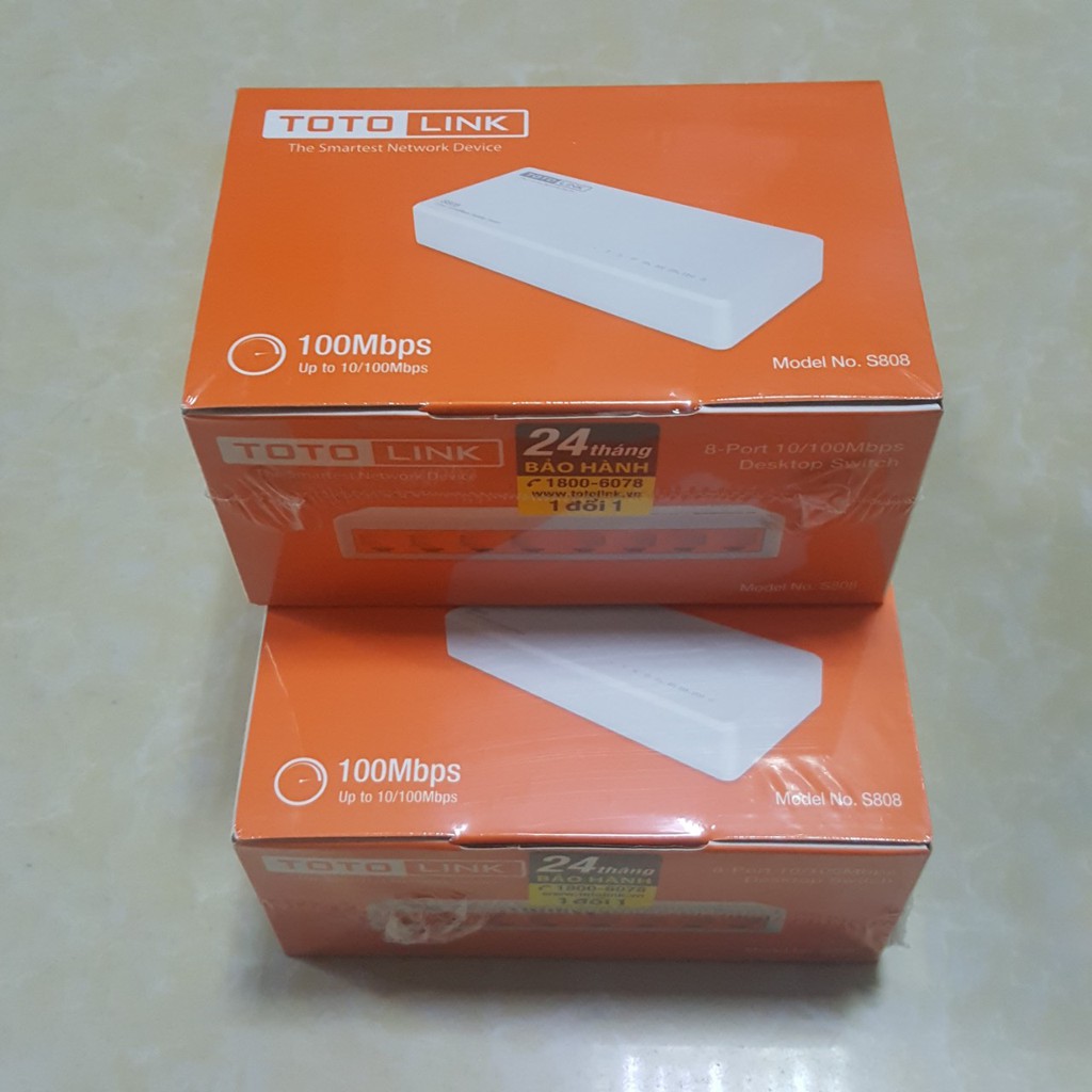 Switch Totolink S808 - Hàng chính hãng
