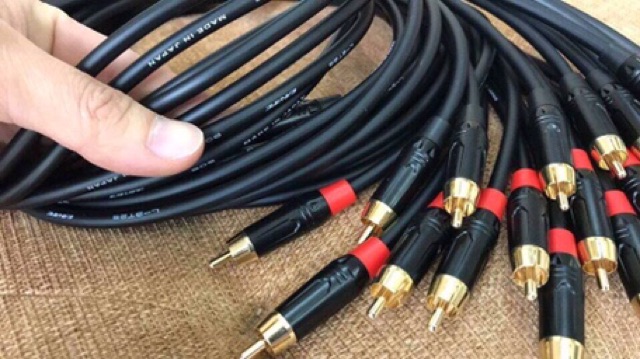 Jack AV rca hoa sen chân đồng mạ vàng nhập khẩu hãng LS mới. báo giá 1 jack