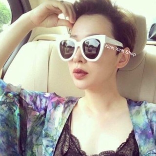 Kính râm, Kính mát Mắt mèo bản nhựa chống nắng uv thời trang