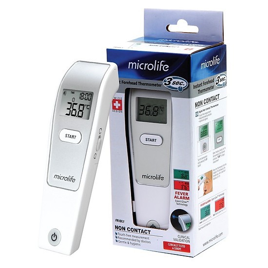 Nhiệt Kế Hồng Ngoại Đo Trán Microlife FR1MF1