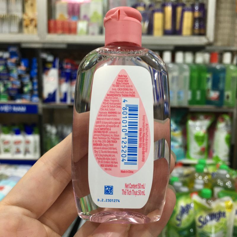 Nước hoa hương phấn hoa Johnson's baby 50ml.