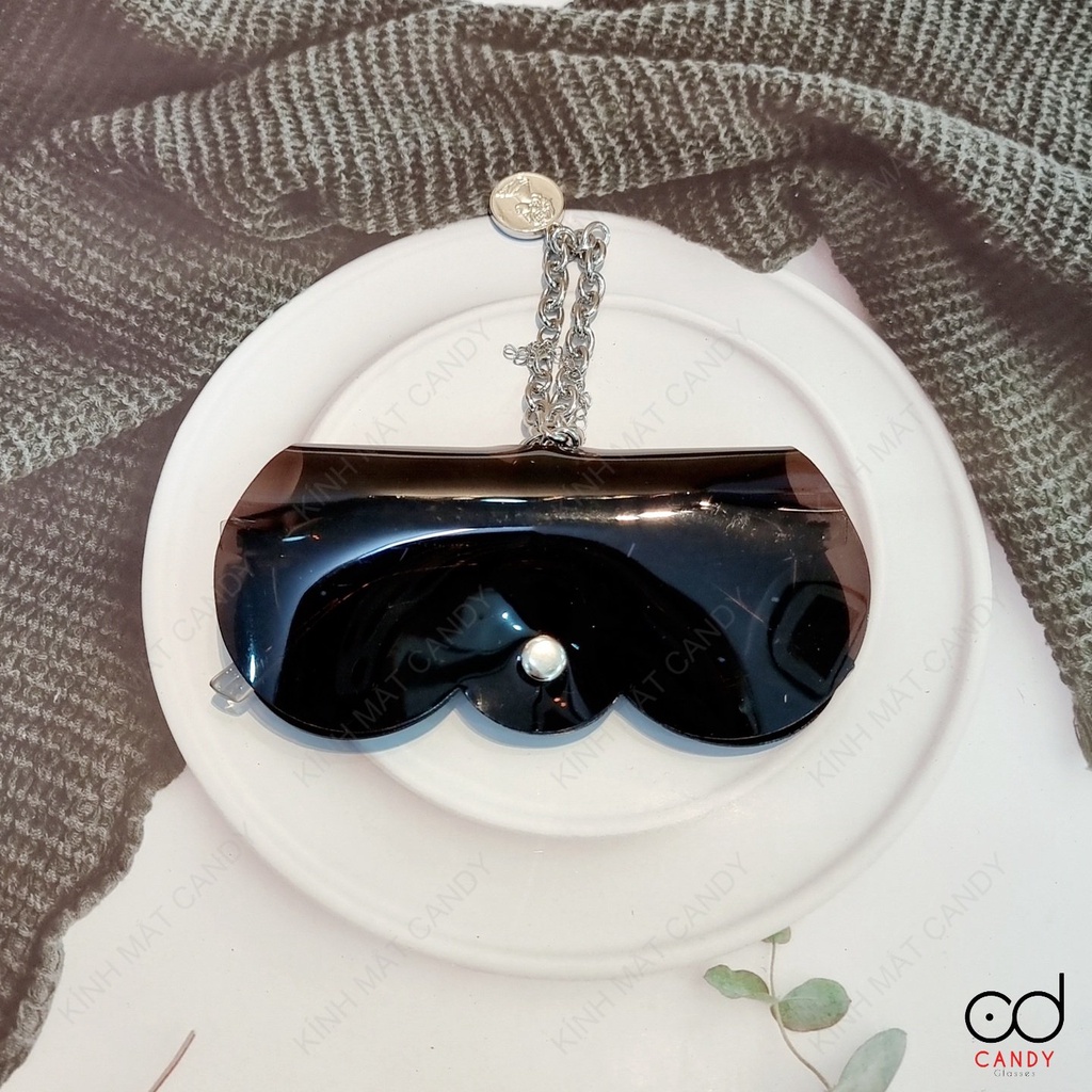 Bao đựng kính cao cấp có dây xích