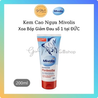 KEM CAO NGỰA XOA BÓP GIẢM ĐAU Mivolis Pferdesalbe 200ml - Nội Địa ĐỨC
