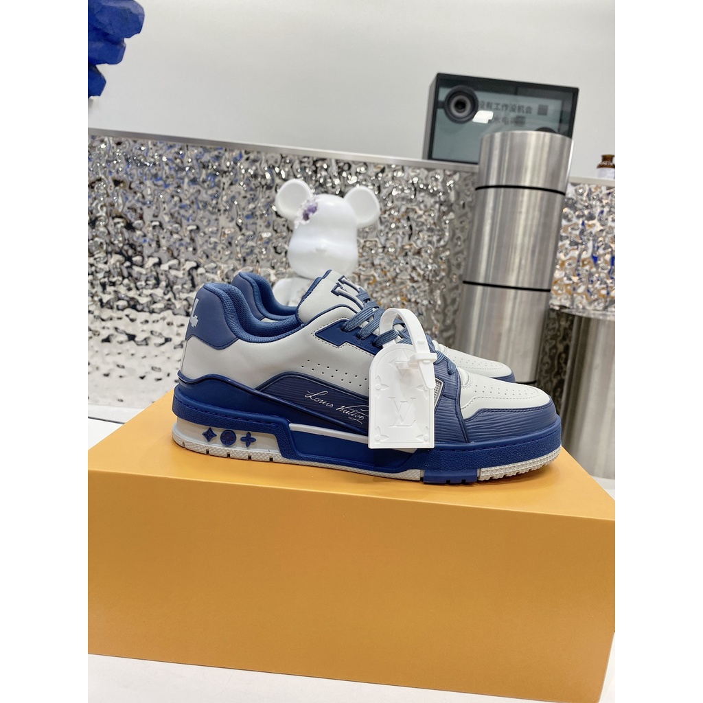 Giày thể thao thời trang cao cấp Louis Vuitton LV cho nam nữ phong cách trẻ trung