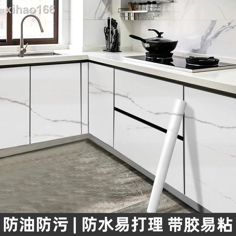 Giấy Dán Cửa Tủ Nhà Bếp Chống Thấm Nước Chống Dầu Nhiều Màu Sắc Tiện Dụng