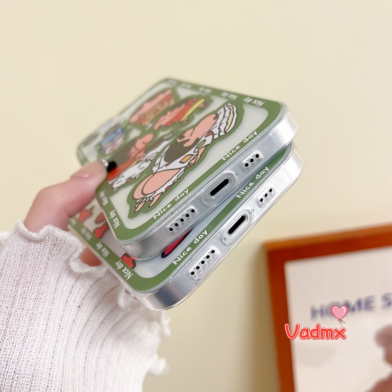 Ốp Điện Thoại TPU Hình Cậu Bé Bút Chì Cho OPPO Reno 8Z 7Z 6Z 4Z 4F 5F 8 7 5 4 Lite 7 6 5 4 3 Pro SE 2Z 2F 2 Z R17 R15 Pro R11 R11S Vỏ Bọc Màu Trắng In Họa Tiết Shin-chan Dễ Thương Cho Bé