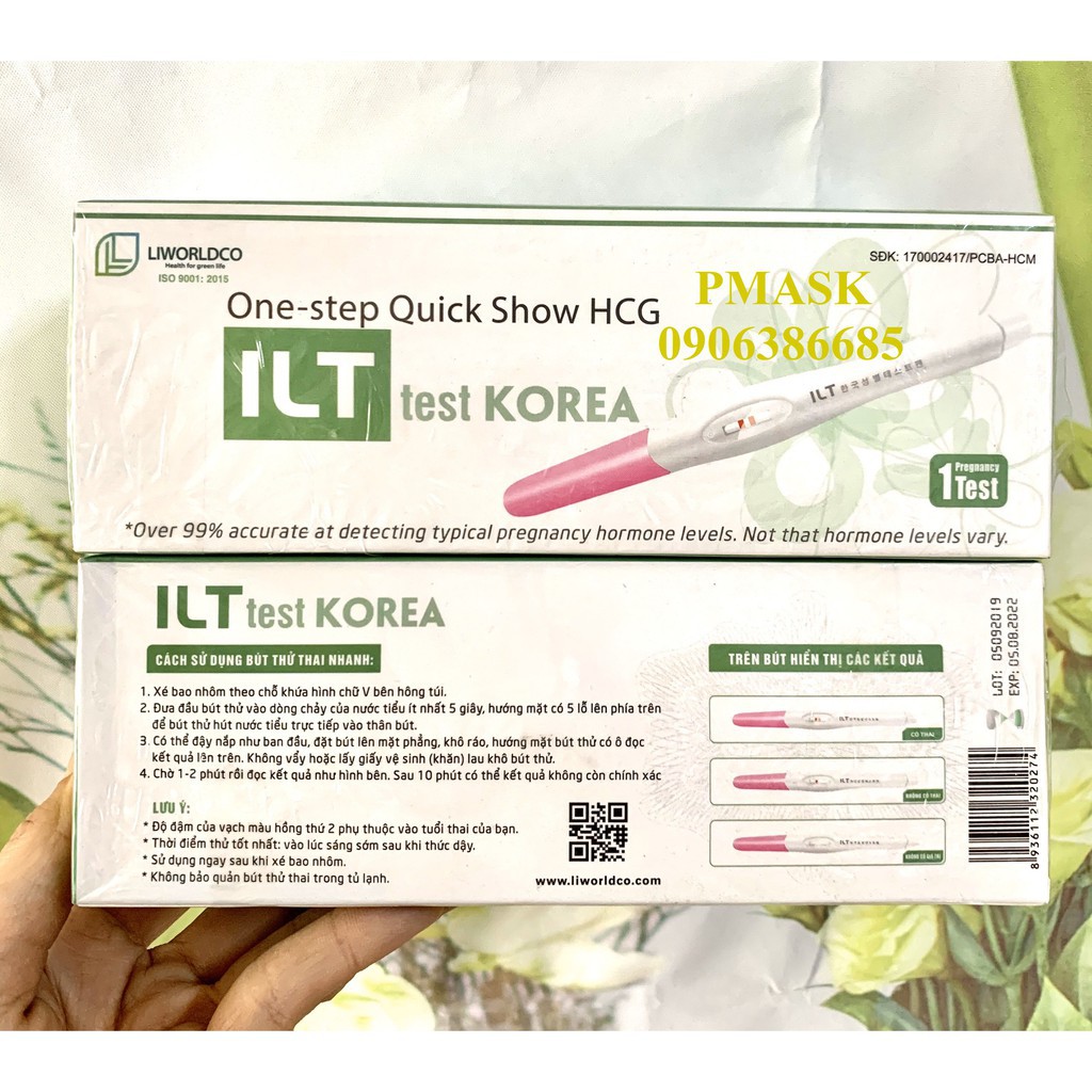 [ BEST SELLER ] Bút Thử thai ILT tiện lợi cho kết quả chính xác, nhanh chóng không cần dùng cốc - ILT Test Korea S030