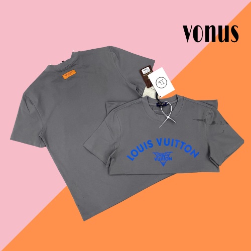 Áo phông nam nữ LV cao cấp I Áo thun ngắn tay nam nữ chất cotton mát co giãn,mềm mịn I Thiết kế trẻ trung I #TL0032. | BigBuy360 - bigbuy360.vn