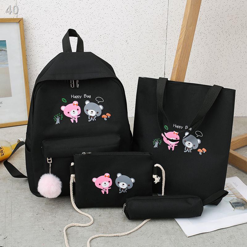 FSchoolbag nữ sinh tiểu học 1-3-4- Bé gái lớp 1-6 siêu nhẹ bốn năm sáu phiên bản Hàn Quốc dễ thương bảo vệ cột số