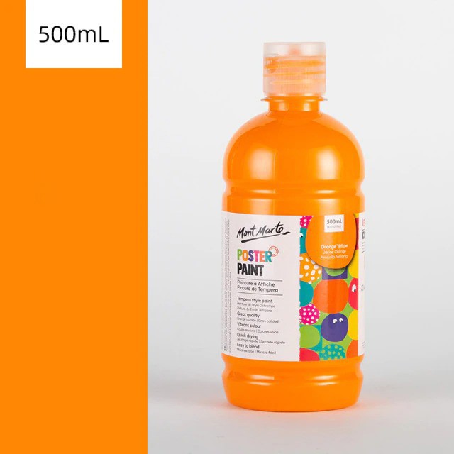 Màu Nước Poster Paint Mont Marte 500ml - Orange Yellow - MPST0007