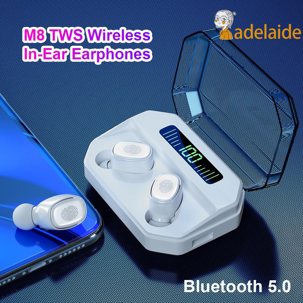 Tai Nghe Không Dây M8 Tws Kết Nối Bluetooth 5.0 Kèm Mic