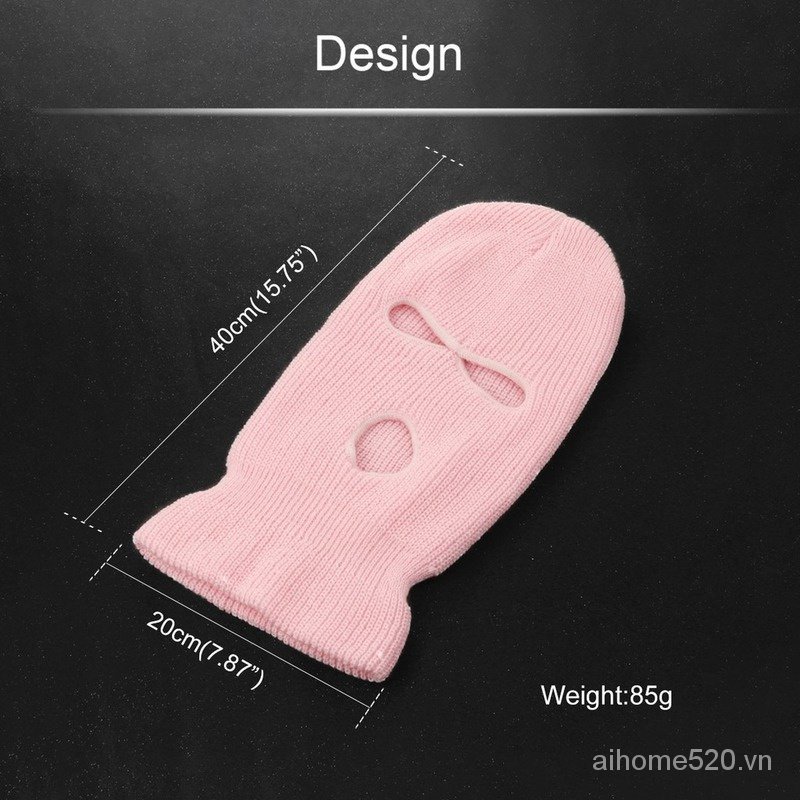 Mũ trùm 3 lỗ thiết kế mới nhiều màu sắc thời trang