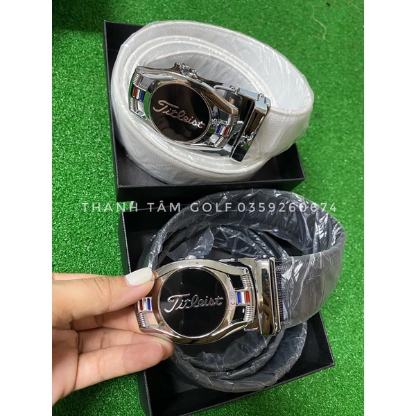 Thắt Lưng Golf Titleist - Dây Lưng Golf Nam Chất Liệu Da PU Cao Cấp