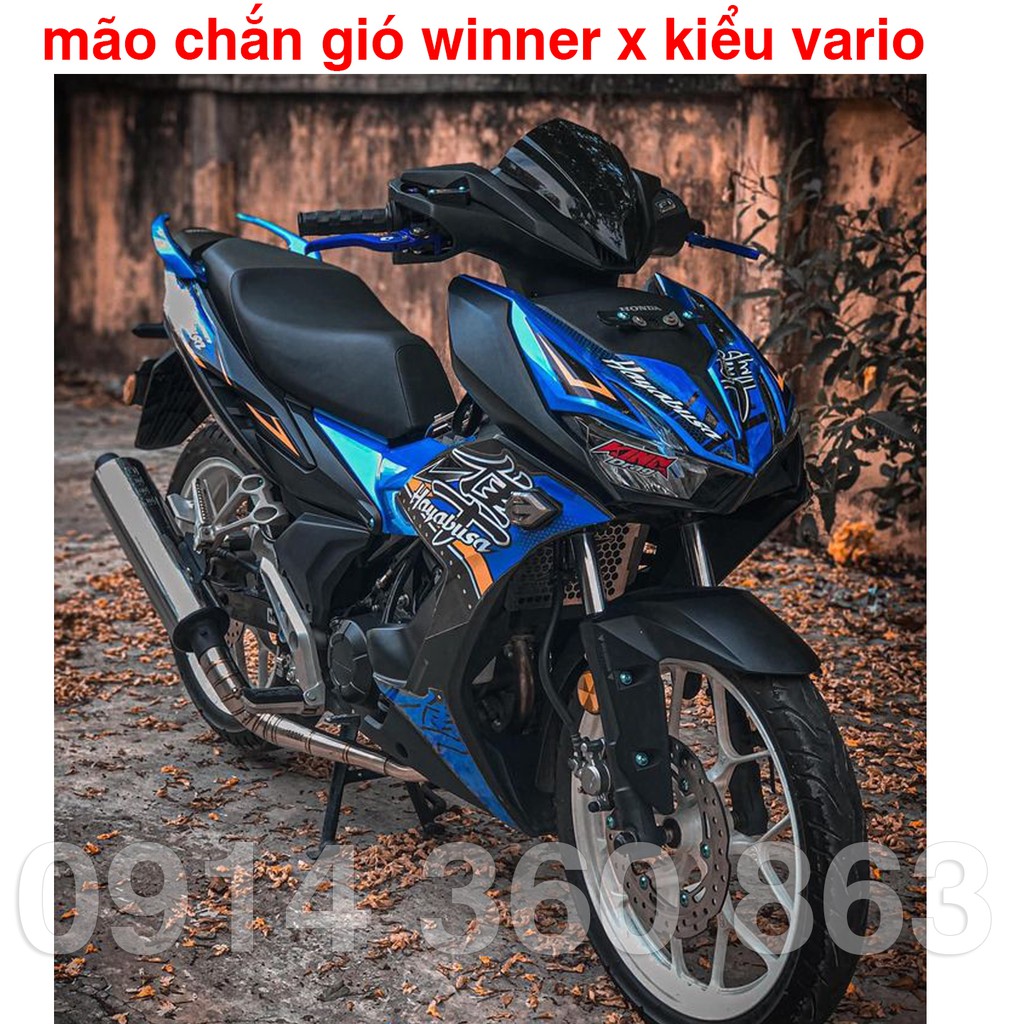 Mão chắn gió Winner X kiểu vario