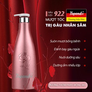 Dầu gội 922 - dầu gội mượt tóc và loại bỏ gàu nhân sâm