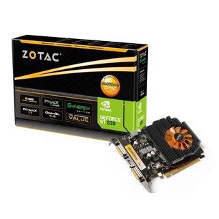 ZOTAC GeForce GT 630 Synergy Edition 2GB [ZT-60403-10L] (NVIDIA GeForce GT 630, GDDR3 2GB, 128-bit, PCI-E 2.0) (Cũ)