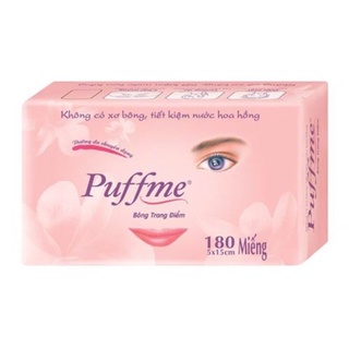 Bông tẩy trang Puffme 180 miếng