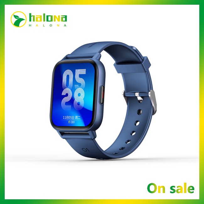 Đồng Hồ Thông Minh Halo Qs16 Có Chức Năng Đo Nhịp Tim/Huyết Áp Và Phụ Kiện
