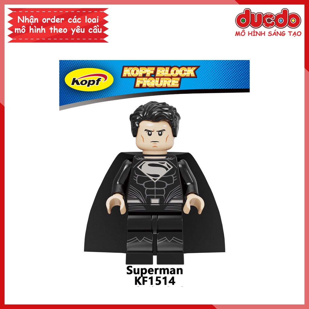 Minifigures các siêu anh hùng Justice League Batman tuyệt đẹp - Đồ Chơi Lắp Ghép Xếp Hình Mini Mô hình Kopf KF6136