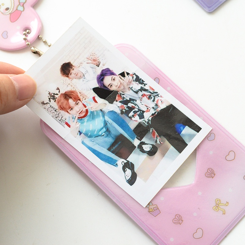 SANRIO Túi Đựng Thẻ Họa Tiết Hoạt Hình Dễ Thương Xinh Xắn