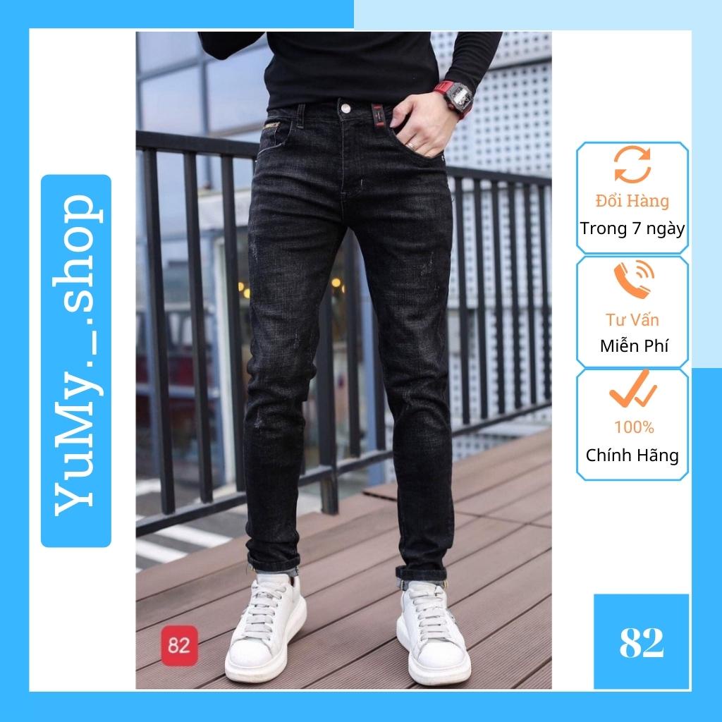 Quần Jean Nam Chất Bò Cao Cấp AD82 Trẻ Trung Thời Trang