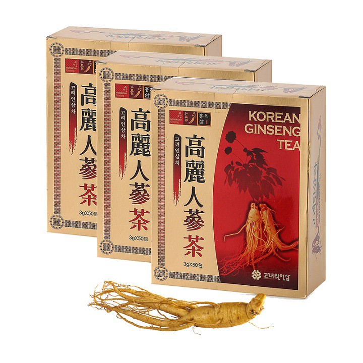 Hộp trà nhân sâm Korean Ginseng Tea 50 gói x 3g | BigBuy360 - bigbuy360.vn