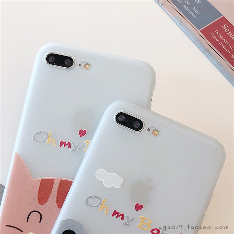 Ốp lưng điện thoại iPhone 12 7plus hình hà mã chất liệu dẻo 6 6s 7 8 7plus 8plus 6plus X XS XR XS MAX 11promax  a40b