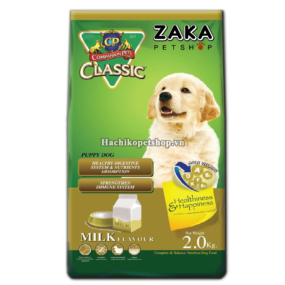 [Mã 66FMCGSALE hoàn 8% đơn 500K] Classic Pets Puppy 400g - Thức ăn cho chó con Vị sữa