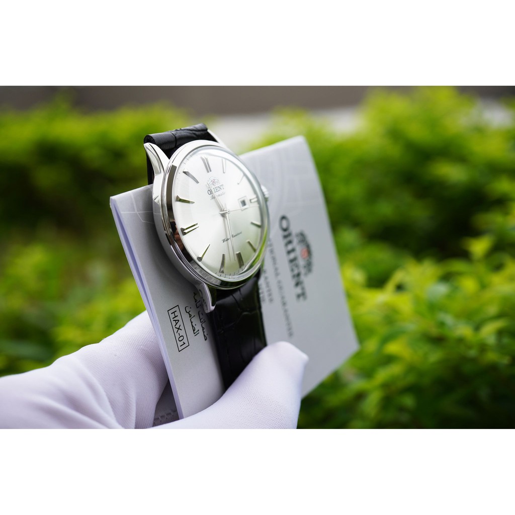 Đồng hồ nam Orie Bambino Gen 1 FAC00002W0 mặt bạc case 40.5mm. 3atm | BigBuy360 - bigbuy360.vn