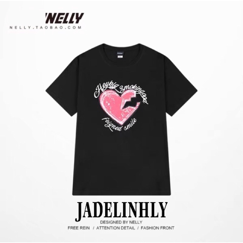 Áo phông nelly heybig sale  tim vỡ