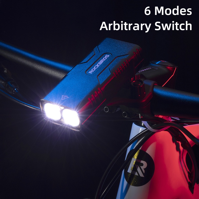 Đèn Pha 10000mAh USB Bằng Hợp Kim Nhôm 850 Lumens Chống Thấm Nước Tiện Dụng Cho Xe Đạp Leo Núi