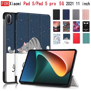 Bao da máy tính bảng bằng da PU có thể điều chỉnh cho Xiaomi Pad 5 Xiaomi Pad 5 Pro 5G 11inch