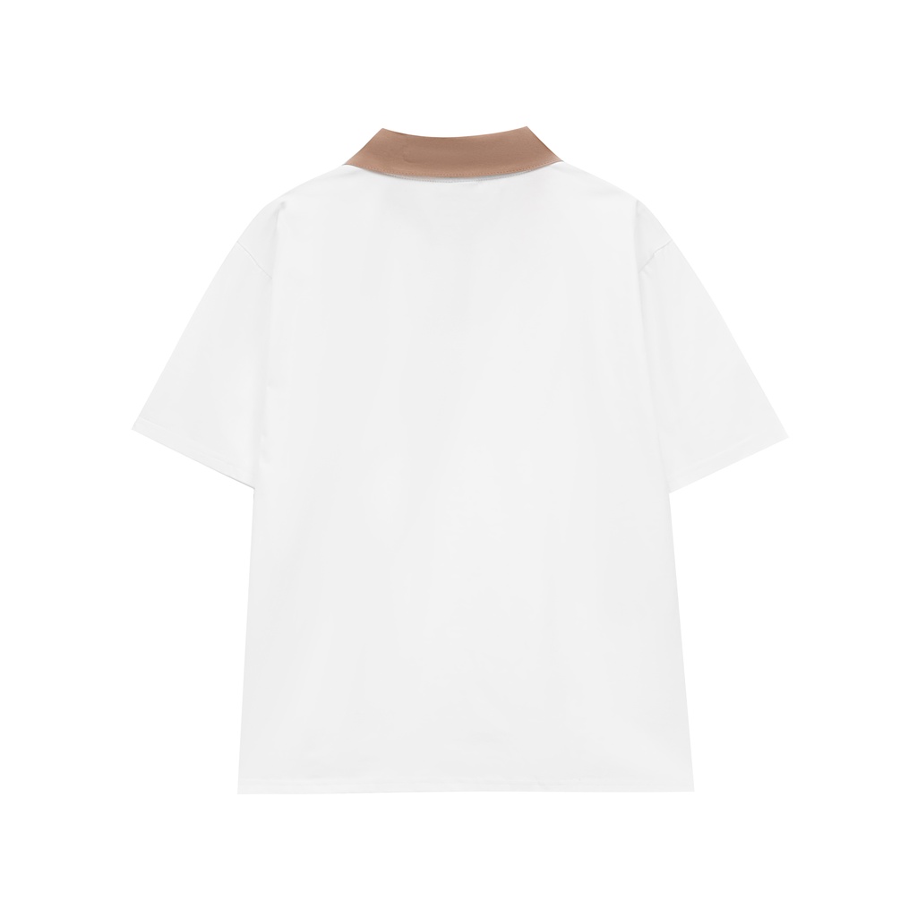 Áo Polo Phối Màu Unisex Cheecky Chất Liệu 100% Thun Cotton Lạnh Cute Trẻ Trung