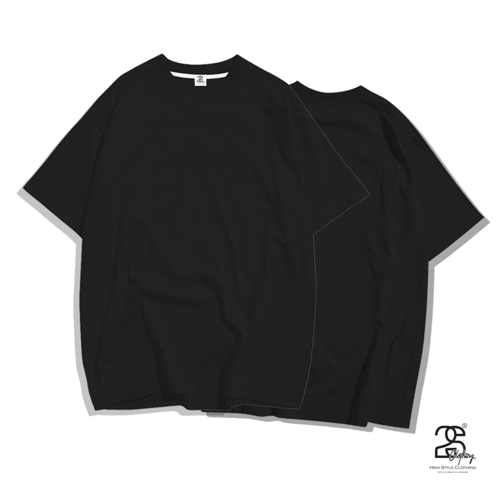 [Mã FAMAYWA giảm 10K đơn 50K] Áo Thun Trơn Dáng Unisex 2S Clothing Cao Cấp Màu Đen | BigBuy360 - bigbuy360.vn