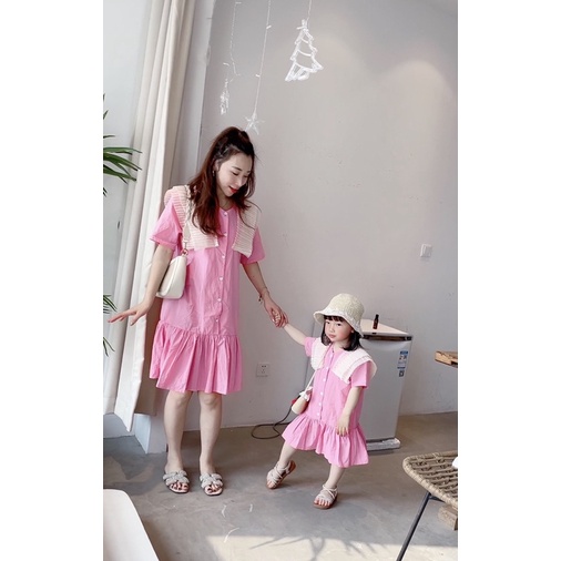 đầm đôi mẹ và bé