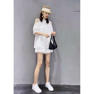 SET Ren Trắng Rớt Vai đi biển