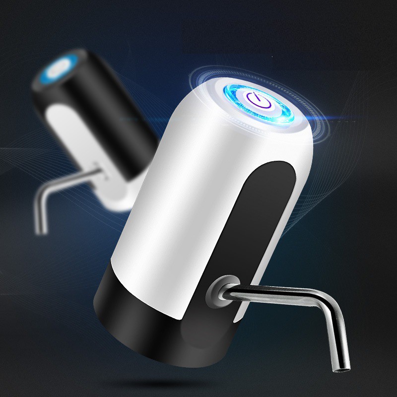 ( 𝑿𝑨̉ 𝑯𝑬̂́𝑻) BÌNH BƠM RÓT NƯỚC-Vòi bơm hút nước  tự động có sạc USB-có led