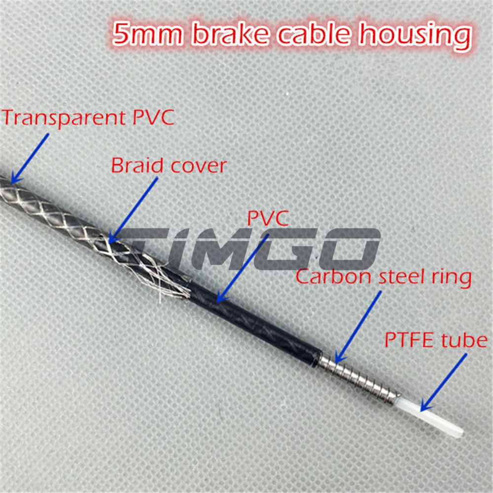 Dây Cáp Phanh Xe Đạp 4.5/4mm 5 Lớp Chất Lượng Cao